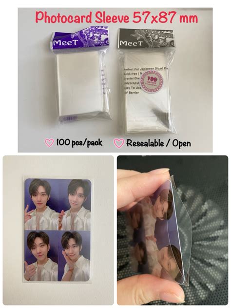 photocard sleeves|More.